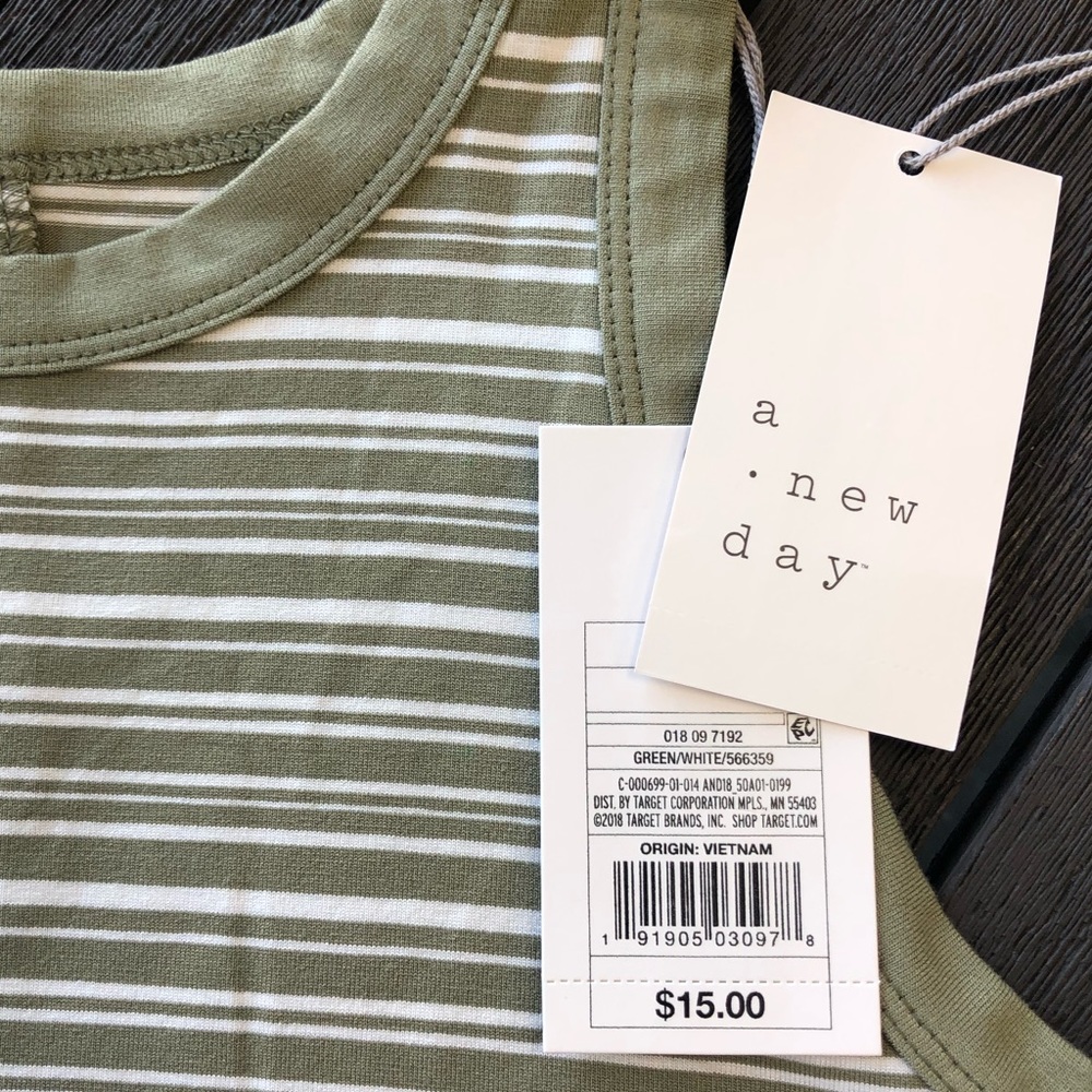 A • NEW DAY 🎯 Soft Stretch Tank Dress w/ Stripes - Picture 7 of 8